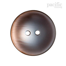 Load image into Gallery viewer, Round 2 Hole Polyester Faux Pearl Button 120361PL Brown
