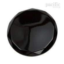 Load image into Gallery viewer, Round Flat Shape Black Polyester Tunnel Shank Jacket Coat Button Black
