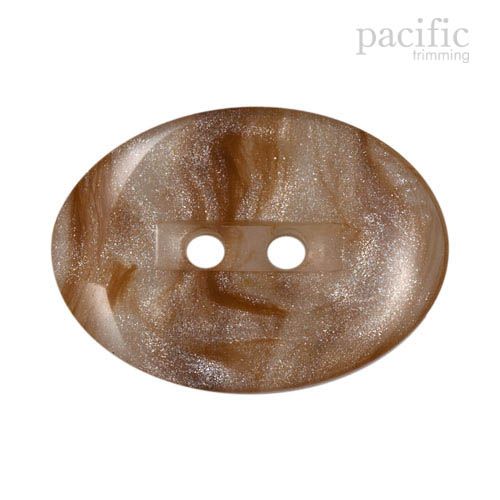 Faux Pearl 2 Hole Brown Toggle Button 120420PL