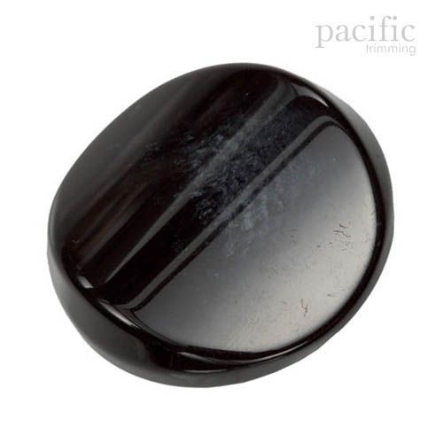 Marble Polyester Tunnel Shank Jacket Coat Button Black
