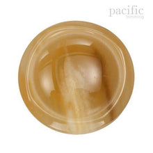 Load image into Gallery viewer, Marble Round Dome Shape Polyester Tunnel Shank Jacket Coat Button Beige

