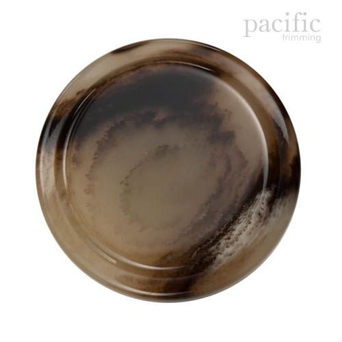 Marble Polyester Shank Jacket Coat Button Beige