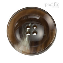 Load image into Gallery viewer, Marble Concave 4 Hole Polyester Jacket Coat Button Brown

