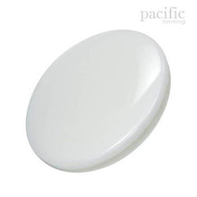 Load image into Gallery viewer, Marble Round Flat Shape Polyester Shank Jacket Coat Button White
