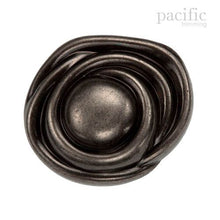 Load image into Gallery viewer, Flower Shape ABS Metal Plated Shank Button 120737MT Gunmetal

