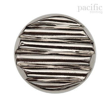 Load image into Gallery viewer, Textured ABS Metal Plated Nickel Shank Button 120769MT
