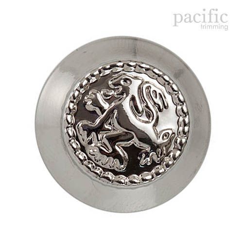 Dragon Shape Nickel Metal Shank Button 120980KR Nickel