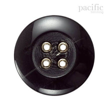 Load image into Gallery viewer, Marble 4 hole Metal Attachment Polyester Jacket Coat Button Black
