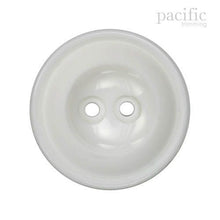 Load image into Gallery viewer, Round 2 Hole Nylon Button 125019BA White
