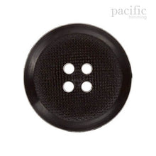 Load image into Gallery viewer, Textured 4 Hole Nylon Decorative Button Black
