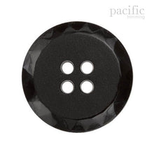 Load image into Gallery viewer, Round 4 Hole Nylon Button 125127BA Black
