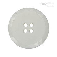 Load image into Gallery viewer, Round 4 Hole Nylon Button 125127BA White

