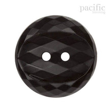Load image into Gallery viewer, Round 2 Hole Nylon Button 125144BA Black

