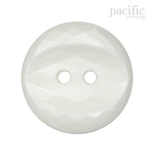 Load image into Gallery viewer, Round 2 Hole Nylon Button 125144BA White
