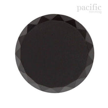 Load image into Gallery viewer, Round Flat Shape Nylon Shank Button 125504BA Black
