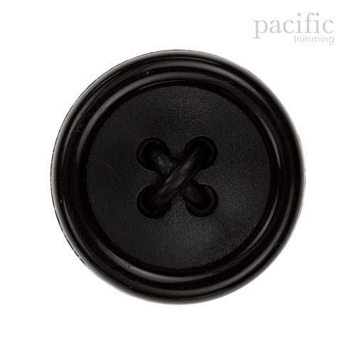 Knot Nylon Shank Decorative Button Black