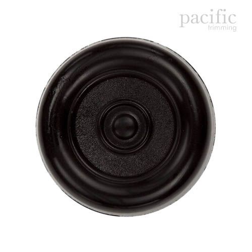 Round Concave Nylon Shank Button 125560BA Black