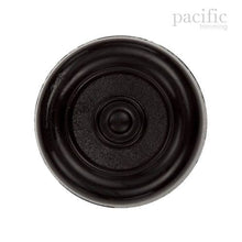 Load image into Gallery viewer, Round Concave Nylon Shank Button 125560BA Black
