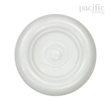Load image into Gallery viewer, Round Concave Nylon Shank Button 125560BA White
