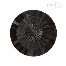 Load image into Gallery viewer, Textured Round Dome Shape Nylon Shank Decorative Button Black
