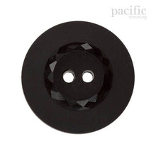 Load image into Gallery viewer, Round 2 Hole Nylon Decorative Button Black
