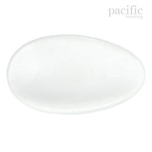 Load image into Gallery viewer, Oval Shape Shank Nylon Toggle Button 125903BA White
