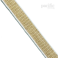 Load image into Gallery viewer, Metallic Elastic Band White/Gold 2 Sizes
