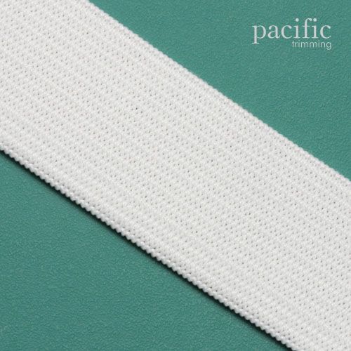 White and Black Standard Knit Elastic