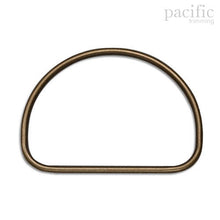 Load image into Gallery viewer, Metal D Ring C Style Antique Brass 3 sizes
