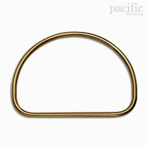 Metal D Ring C Style Gold 2 sizes