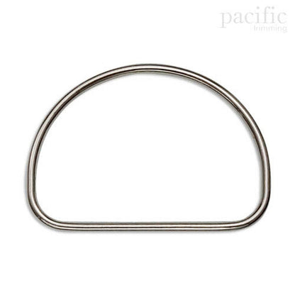 Metal D Ring C Style Silver 3 sizes