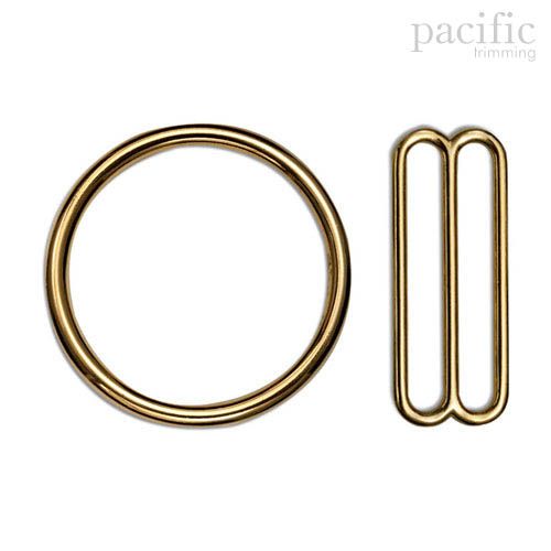 Lingerie Ring Slider Set Gold Multiple Sizes