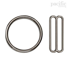 Load image into Gallery viewer, Lingerie Ring Slider Set Silver Multiple Sizes
