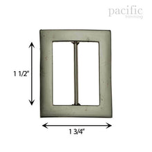 Load image into Gallery viewer, 1.5 Inch Metal Rectangle Buckle Gunmetal 
