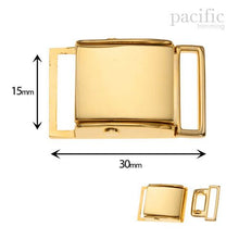 Load image into Gallery viewer, 15mm Front Buckle Closure Gold
