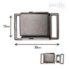 Load image into Gallery viewer, 15mm Front Buckle Closure Gunmetal
