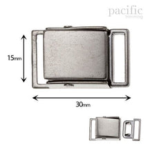 Load image into Gallery viewer, 15mm Front Buckle Closure Nickel 
