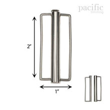Load image into Gallery viewer, 2 Inch Front Buckle Closure Silver
