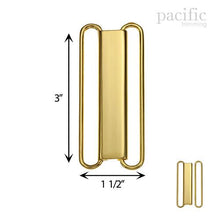 Load image into Gallery viewer, 3 Inch Front Buckle Closure Gold
