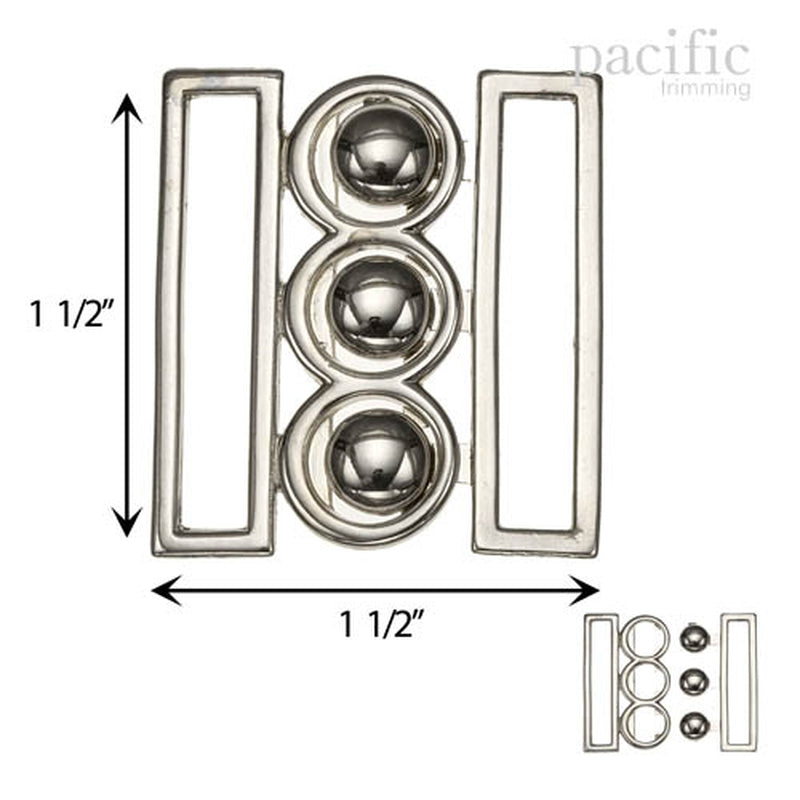 1 1/2" Front Buckle Closure 170425