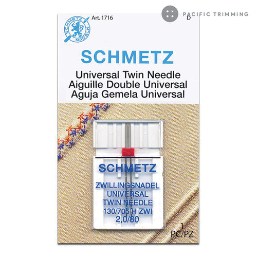 Schmetz Twin Universal Needle, Size 2.0/80