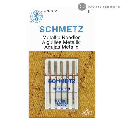 Schmetz Metallic Needles, Size 80/12