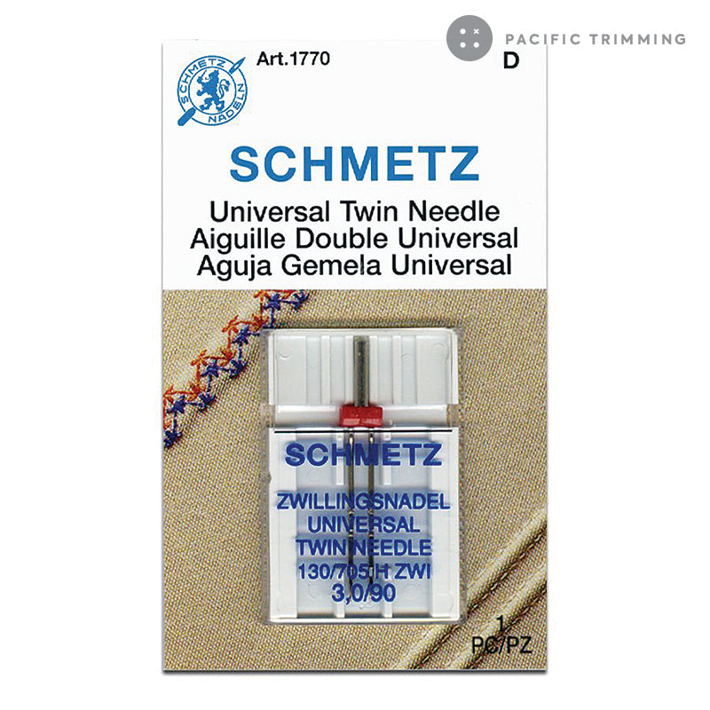 Schmetz Twin Universal Needle, Size 3.0/90
