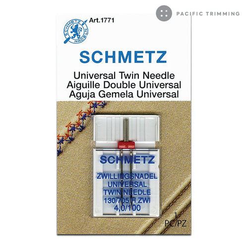 Schmetz Twin Universal Needle, Size 4.0/100