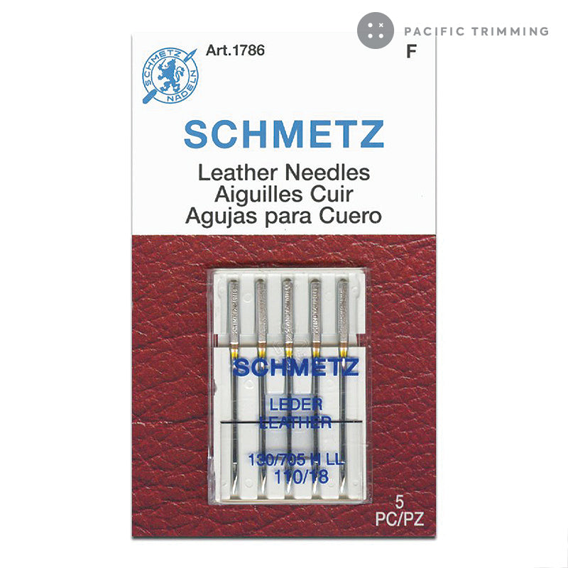 Schmetz Leather Needles, Size 110/18