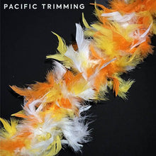 Load image into Gallery viewer, Colorful Chandelle Boa Feather Trim Orange
