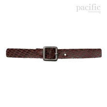Load image into Gallery viewer, 4 Inch Leather Closure Brown/Gunmetal
