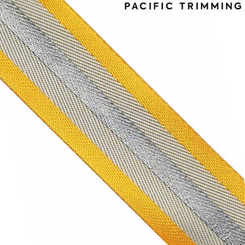 1 Inch Reflective Yellow/Silver Tape