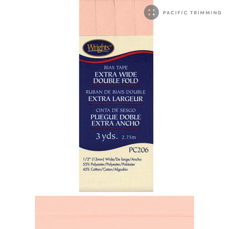 Wrights Double Fold Bias Tape  1/2