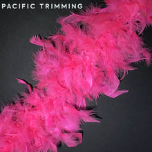 Load image into Gallery viewer, Chandelle Boa Feather Trim Hot Pink
